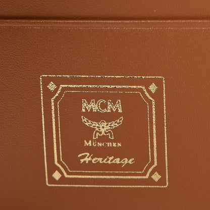 MCM Visetos Heritage Passport Holder Cognac 8 of 12