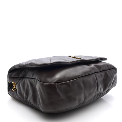 Saint Laurent Lambskin Matelasse Monogram Large Jamie 4.3 Dark Sweet Chocolate 4 of 9