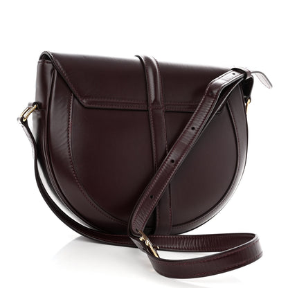 Celine Satinated Calfskin Medium Besace 16 Burgundy 3 of 9
