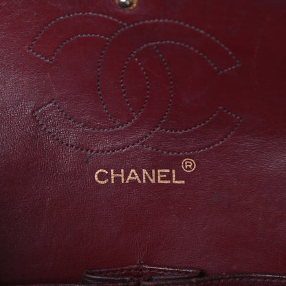 Chanel Lambskin Quilted Medium Double Flap Black 6 of 10