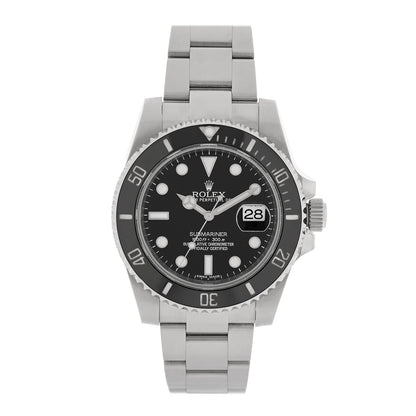 Rolex Stainless Steel 40mm Oyster Perpetual Submariner Date Watch Black 116610LN 1 of 5