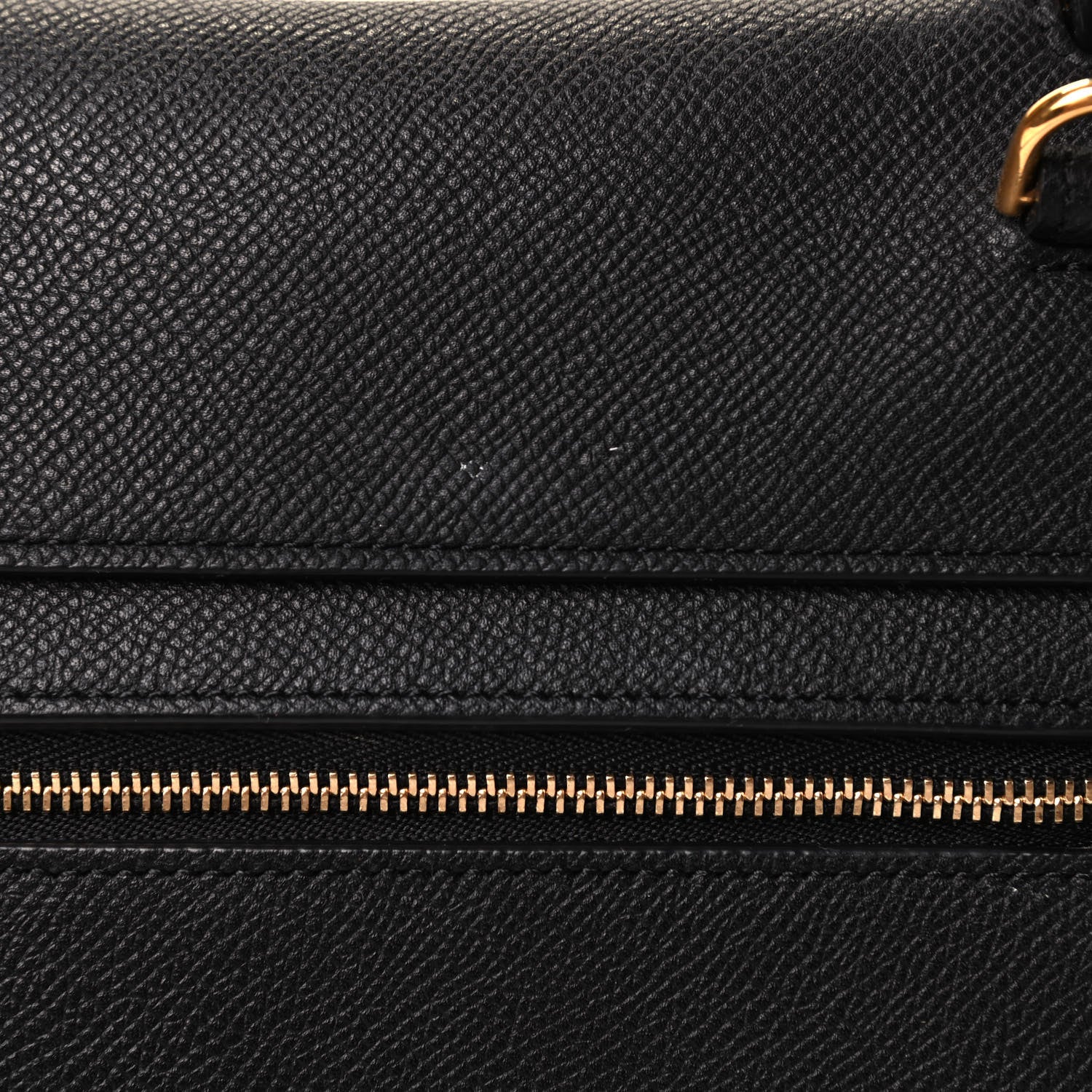 Celine Grained Calfskin Mini Belt Bag Black 6 of 7