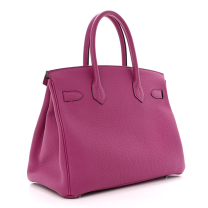 Hermes Togo Birkin 30 Rose Pourpre 3 of 11