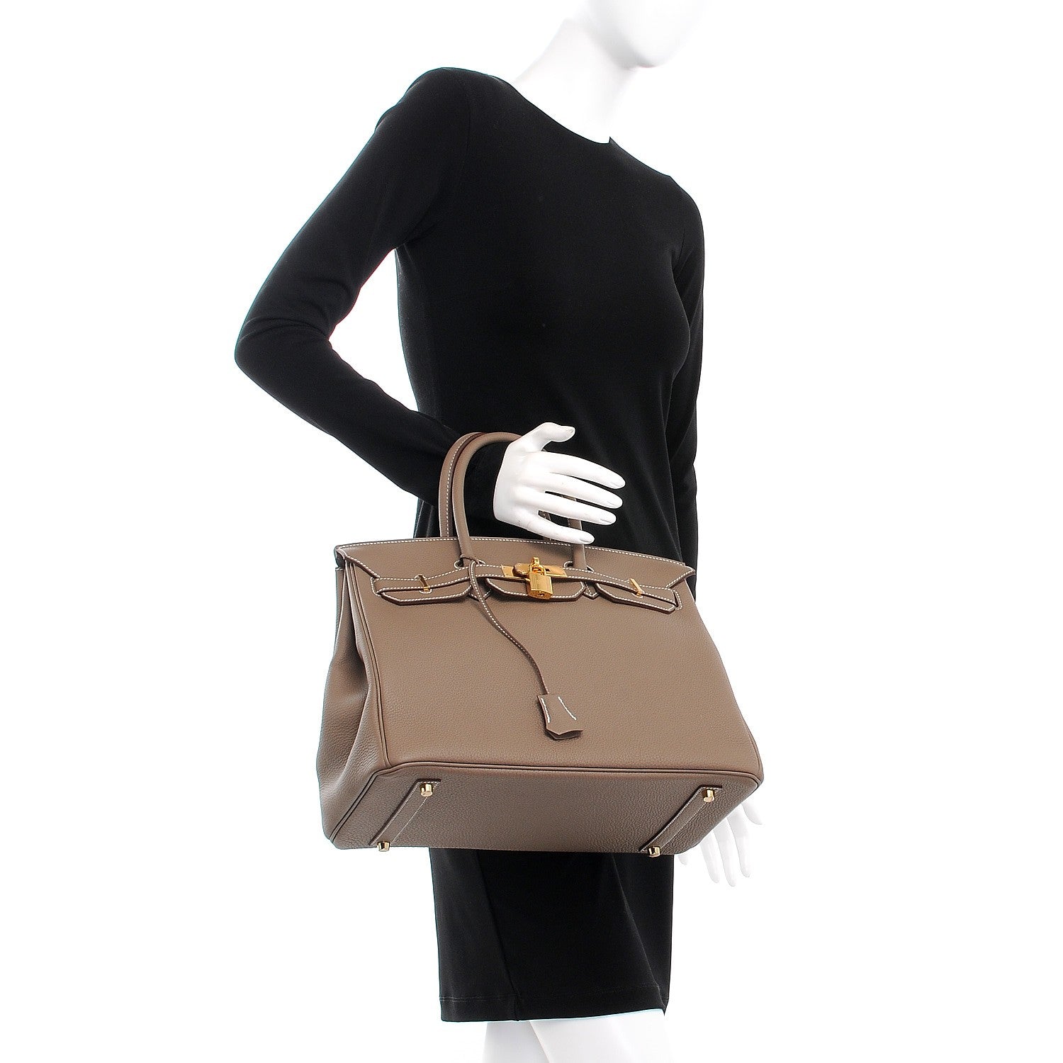Hermes Togo Birkin 35 Etoupe 2 of 29
