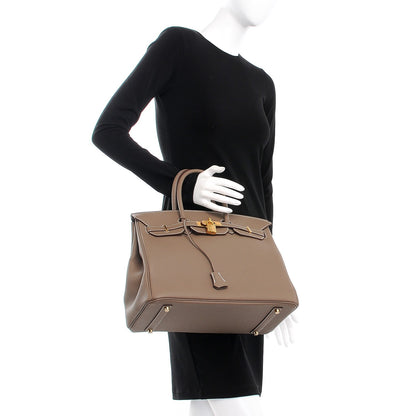 Hermes Togo Birkin 35 Etoupe 2 of 29