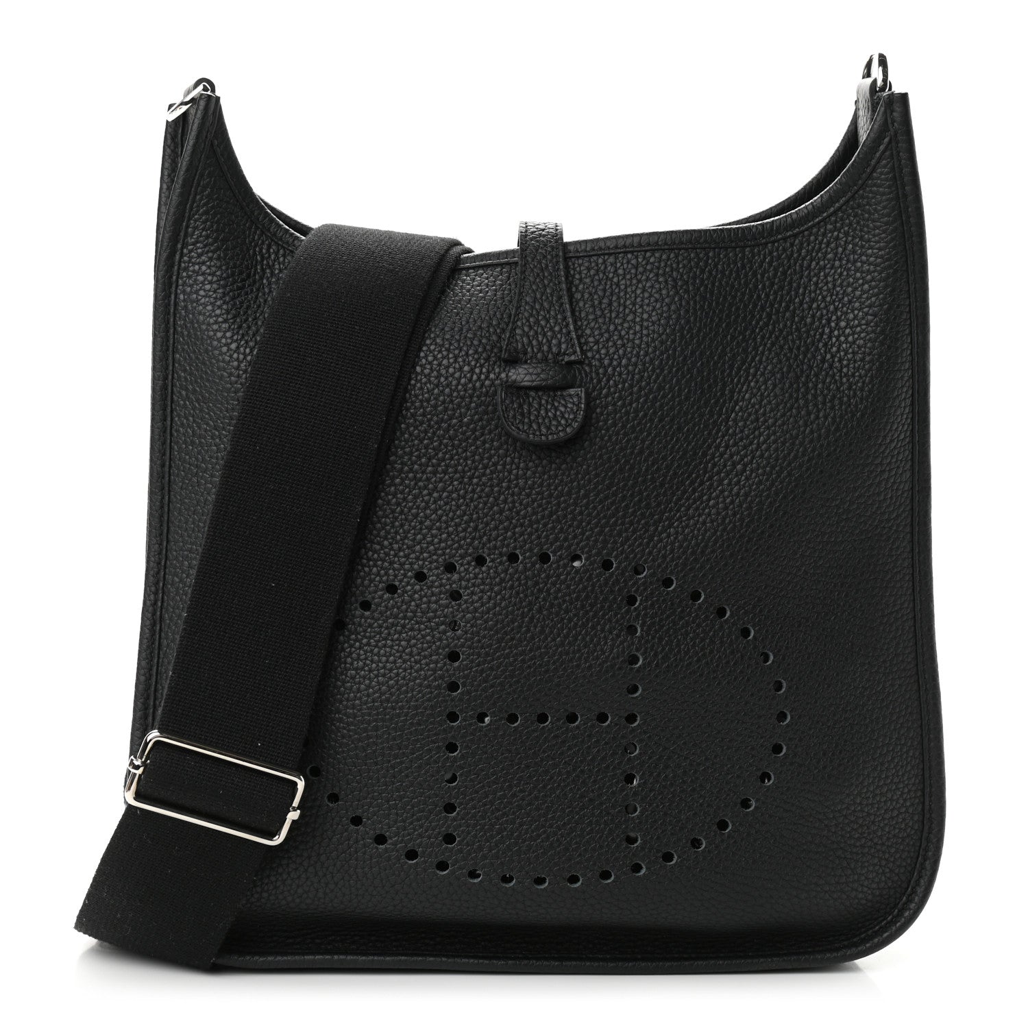Hermes Taurillon Clemence Evelyne III PM Black 1 of 10