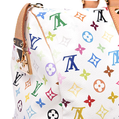 Louis Vuitton Monogram Multicolor Keepall 45 White 14 of 18