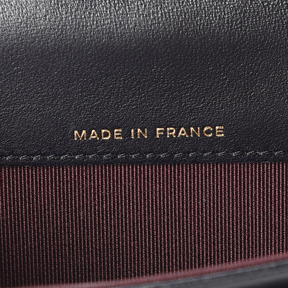 Chanel Lambskin Chevron Quilted Flap Card Holder Black 7 of 12