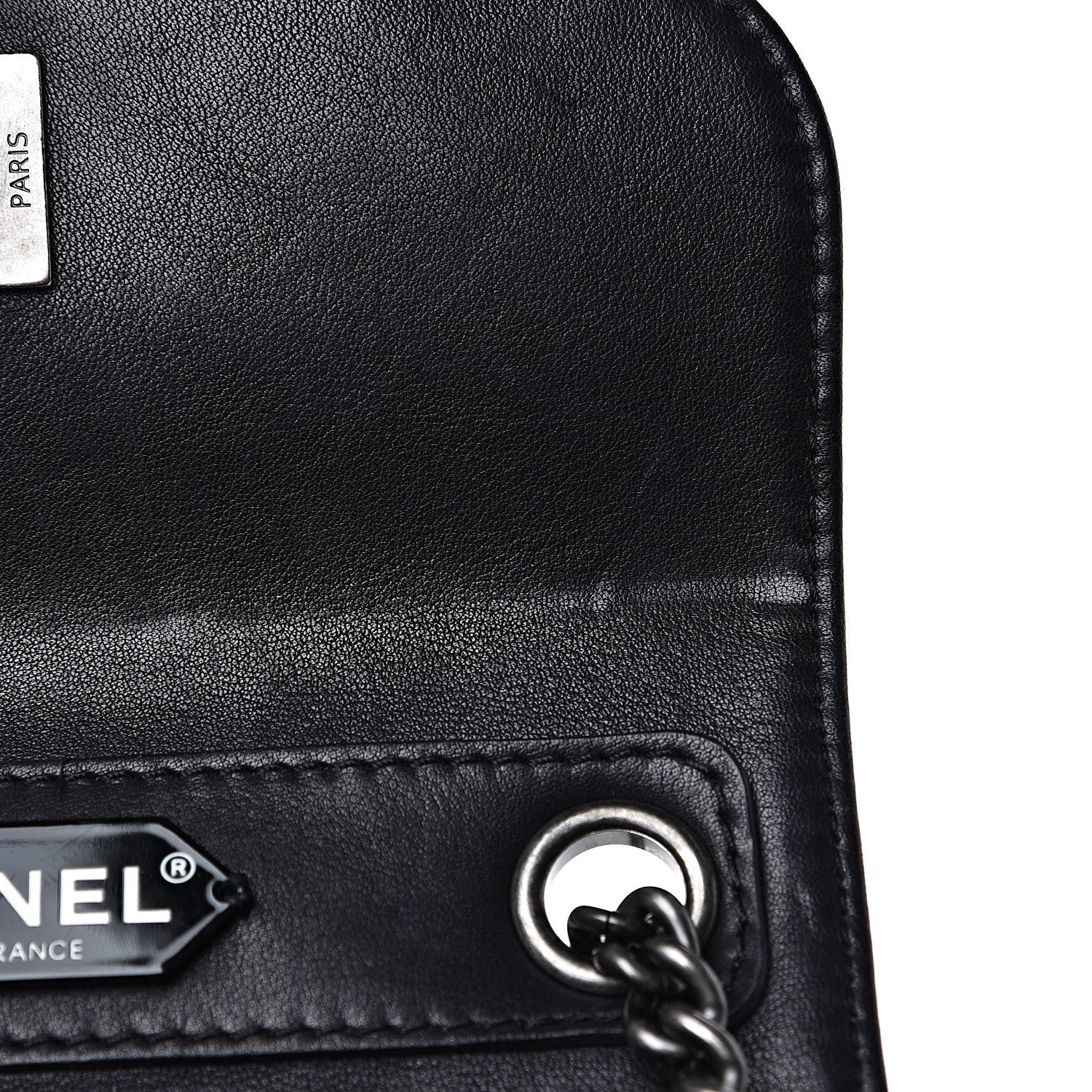 Chanel Calfskin Stitched Small Crossbody Flap Black 7 of 17