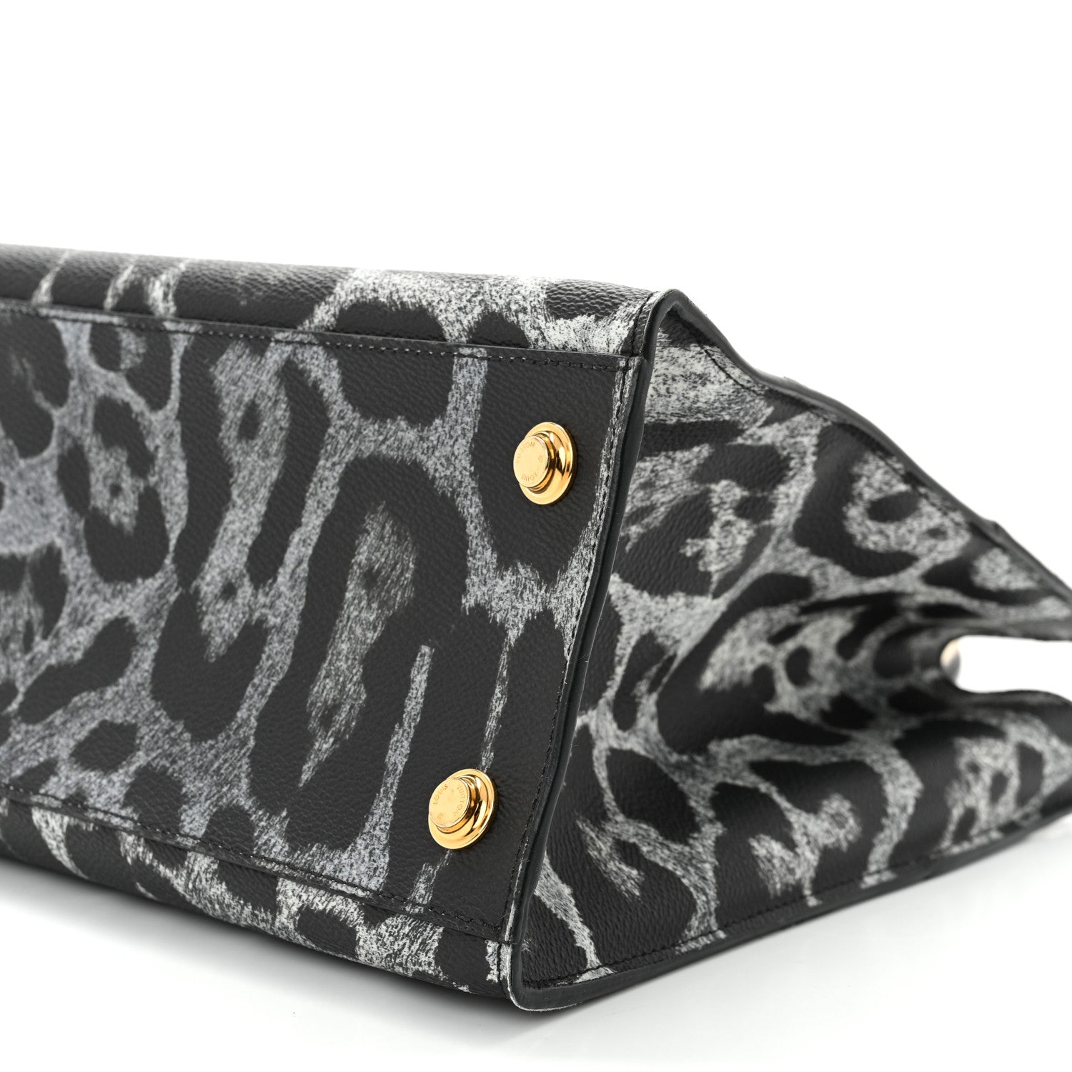 Louis Vuitton Canvas Calfskin Wild Animal Print City Steamer MM Black 9 of 12