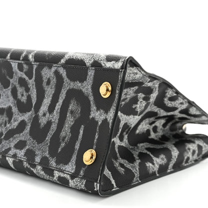 Louis Vuitton Canvas Calfskin Wild Animal Print City Steamer MM Black 9 of 12