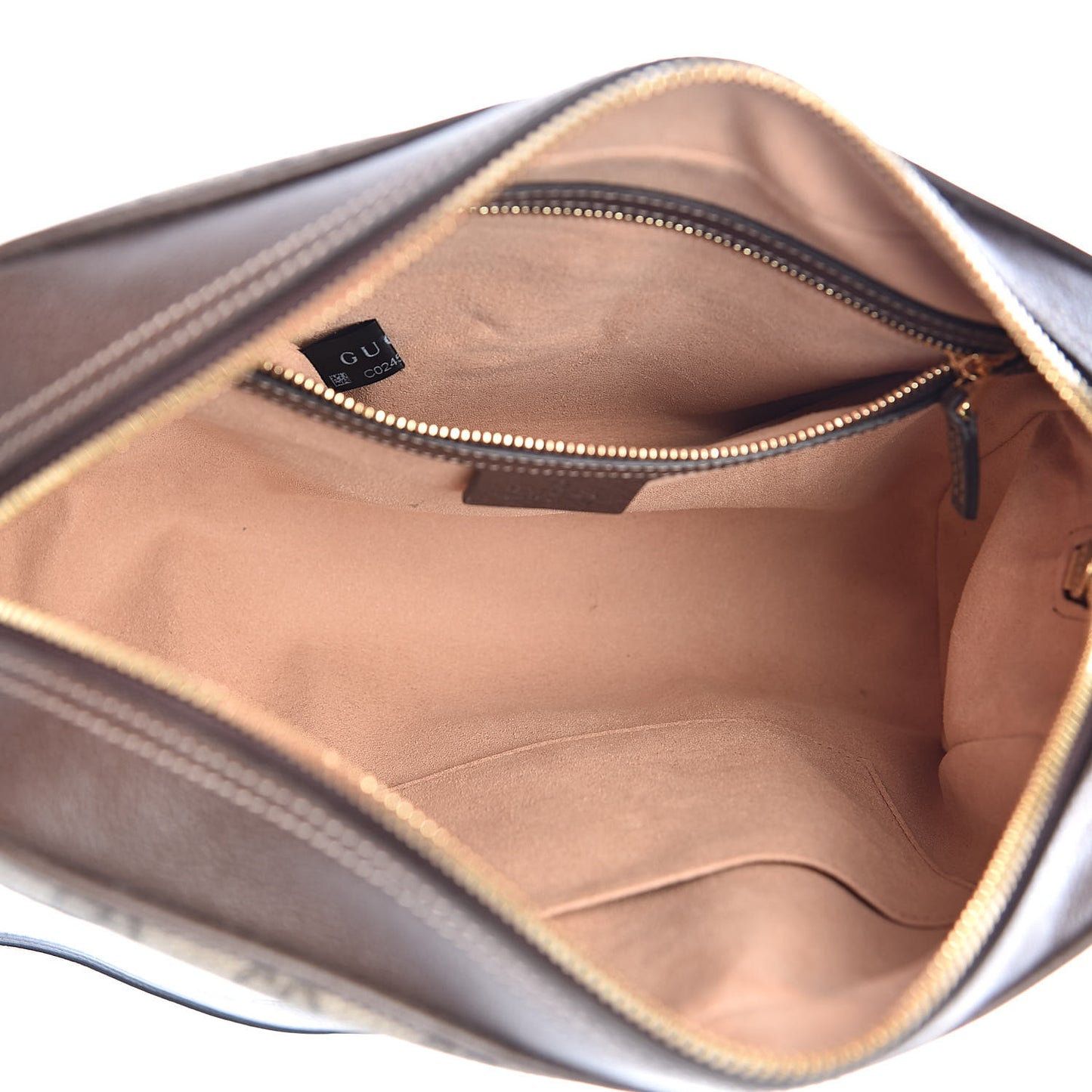 GG Supreme Monogram Web Small Ophidia Shoulder Bag Brown