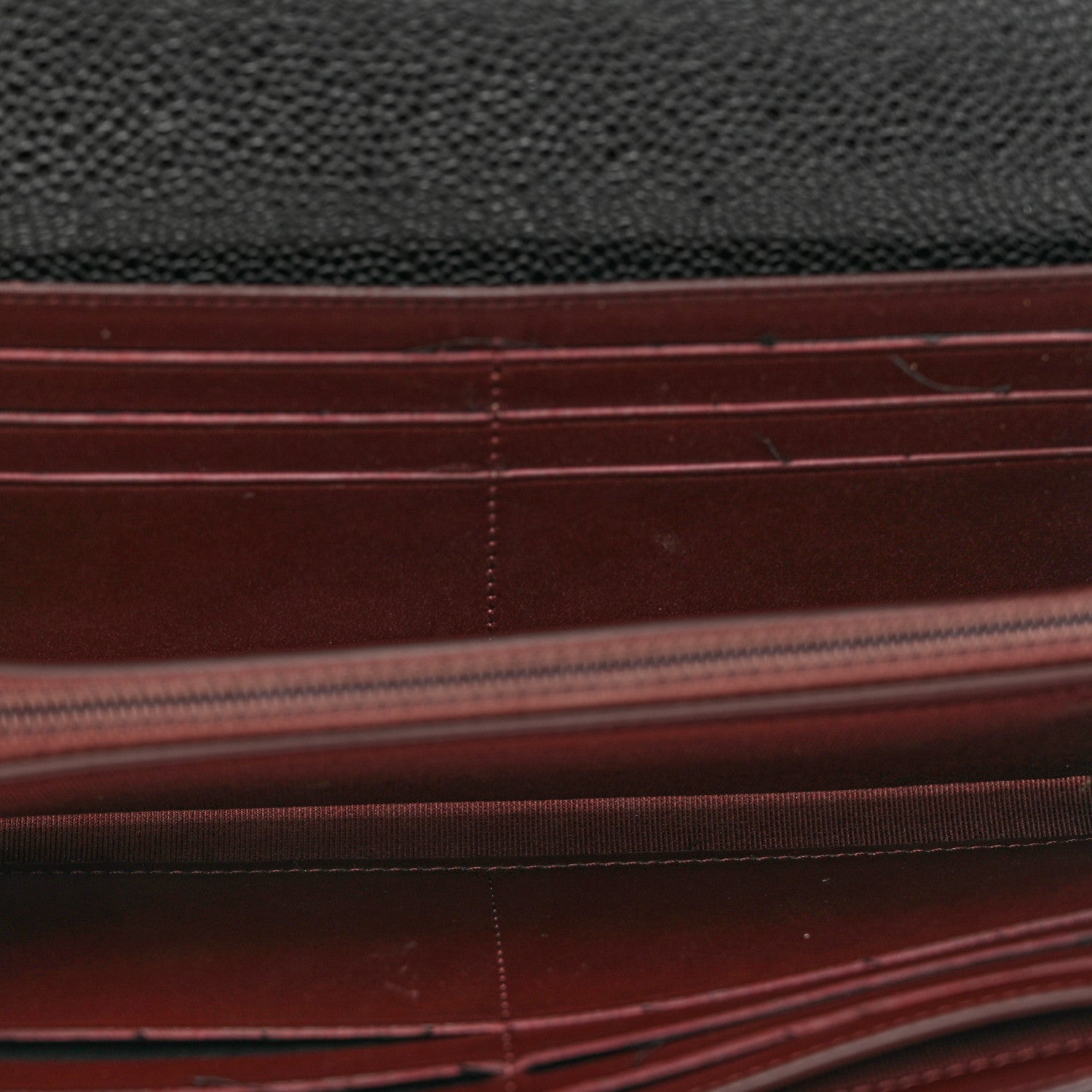 Chanel Caviar Quilted Large Gusset Flap Wallet Black 5 of 9