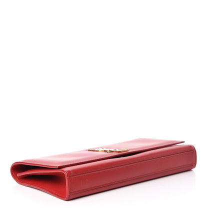 Saint Laurent Calfskin Cassandre Clutch Rouge Orient 4 of 15