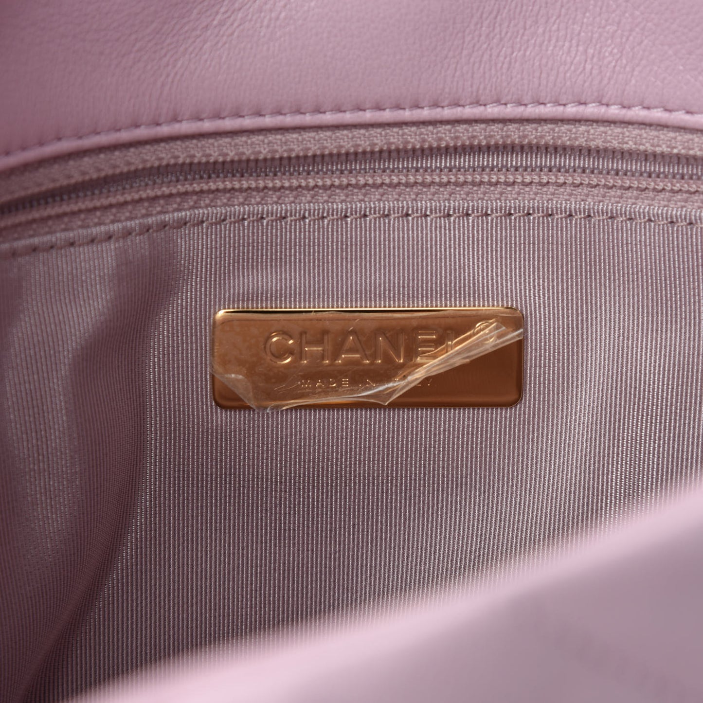 Lambskin Quilted Medium 19 Flap Light Pink