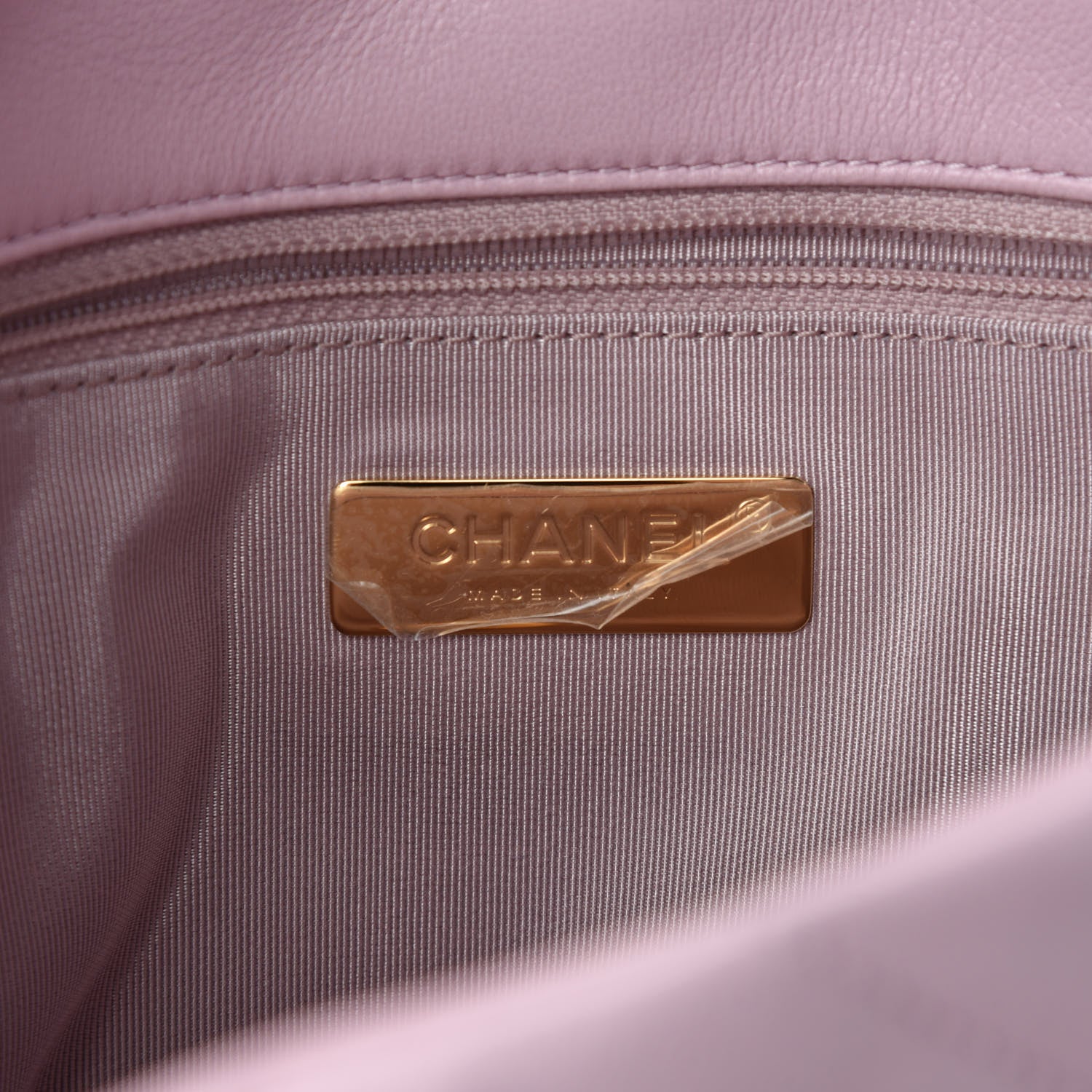 Chanel Lambskin Quilted Medium 19 Flap Light Pink 8 of 11