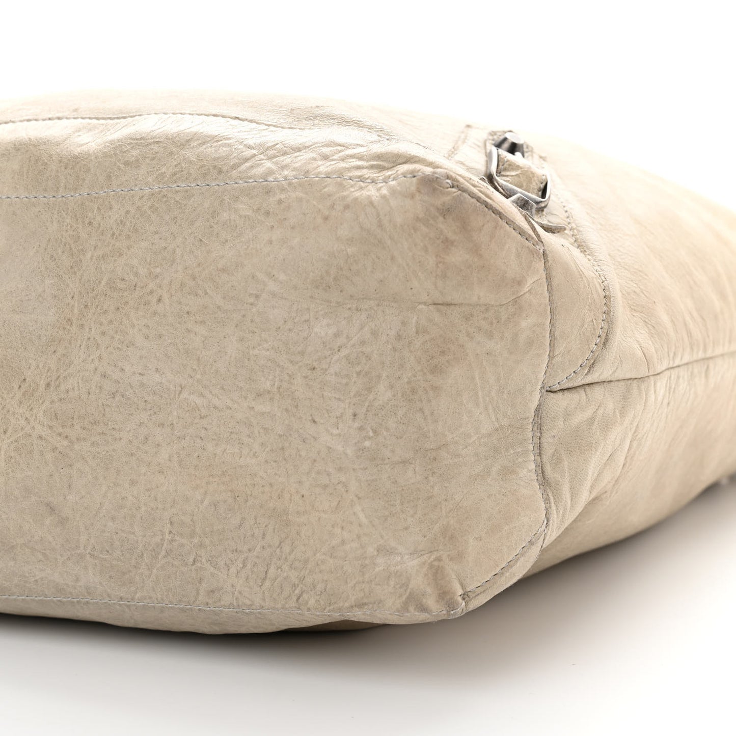 Agneau Classic Hardware Day Hobo Latte Beige