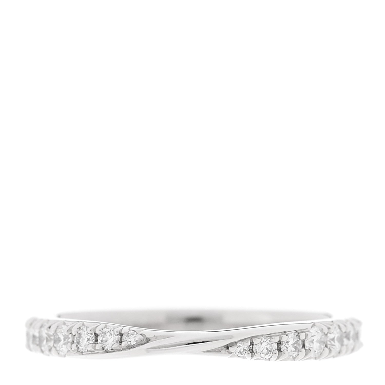 Harry Winston Platinum Diamond Eternity Wedding Band Ring 47 4.25 3 of 6