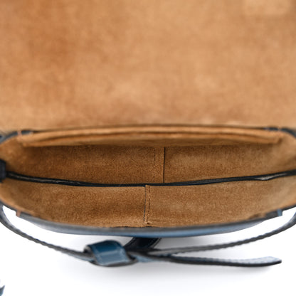Loewe Grained Calfskin Mini Gate Crossbody Bag Steel Blue 5 of 10