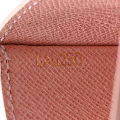 Louis Vuitton Damier Azur Daily Card Holder Rose Ballerine 7 of 12