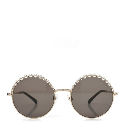 Chanel Pearl Round Sunglasses 4234-H Tortoise 2 of 7