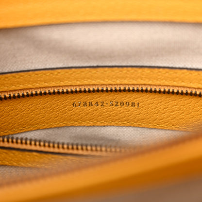 Gucci X ADIDAS Textured Dollar Calfskin Jumbo GG Textured Web Trefoil Logo Medium Diana Tote Bag Crop Black 6 of 12