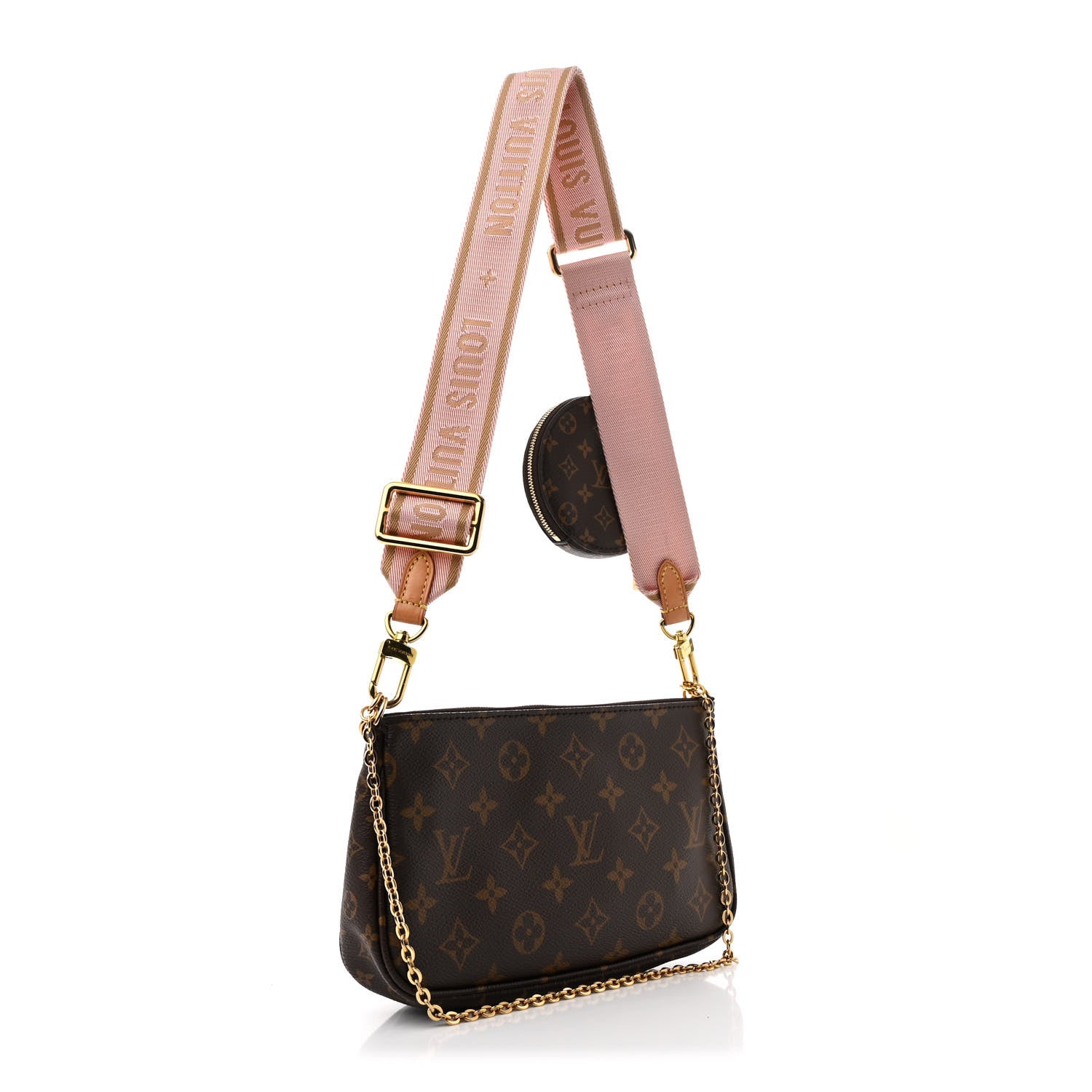 Louis Vuitton Monogram Multi Pochette Accessories Rose Clair 3 of 12