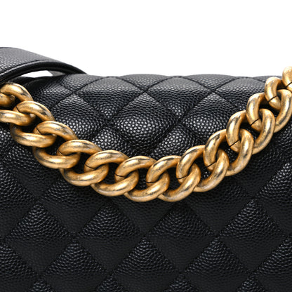 Chanel Caviar Quilted Small Boy Flap Black 8 of 10