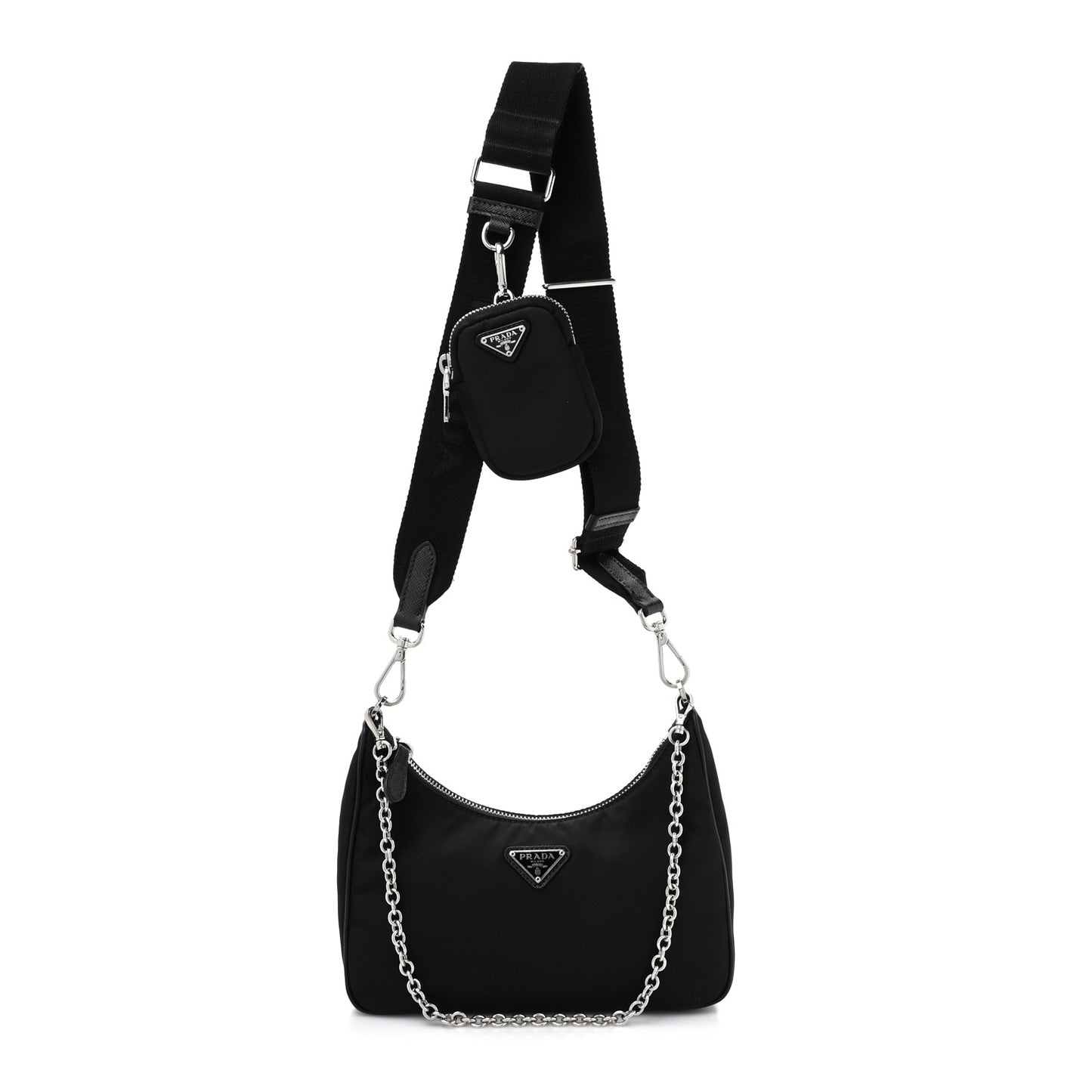 Nylon Re-Edition 2005 Shoulder Bag Black