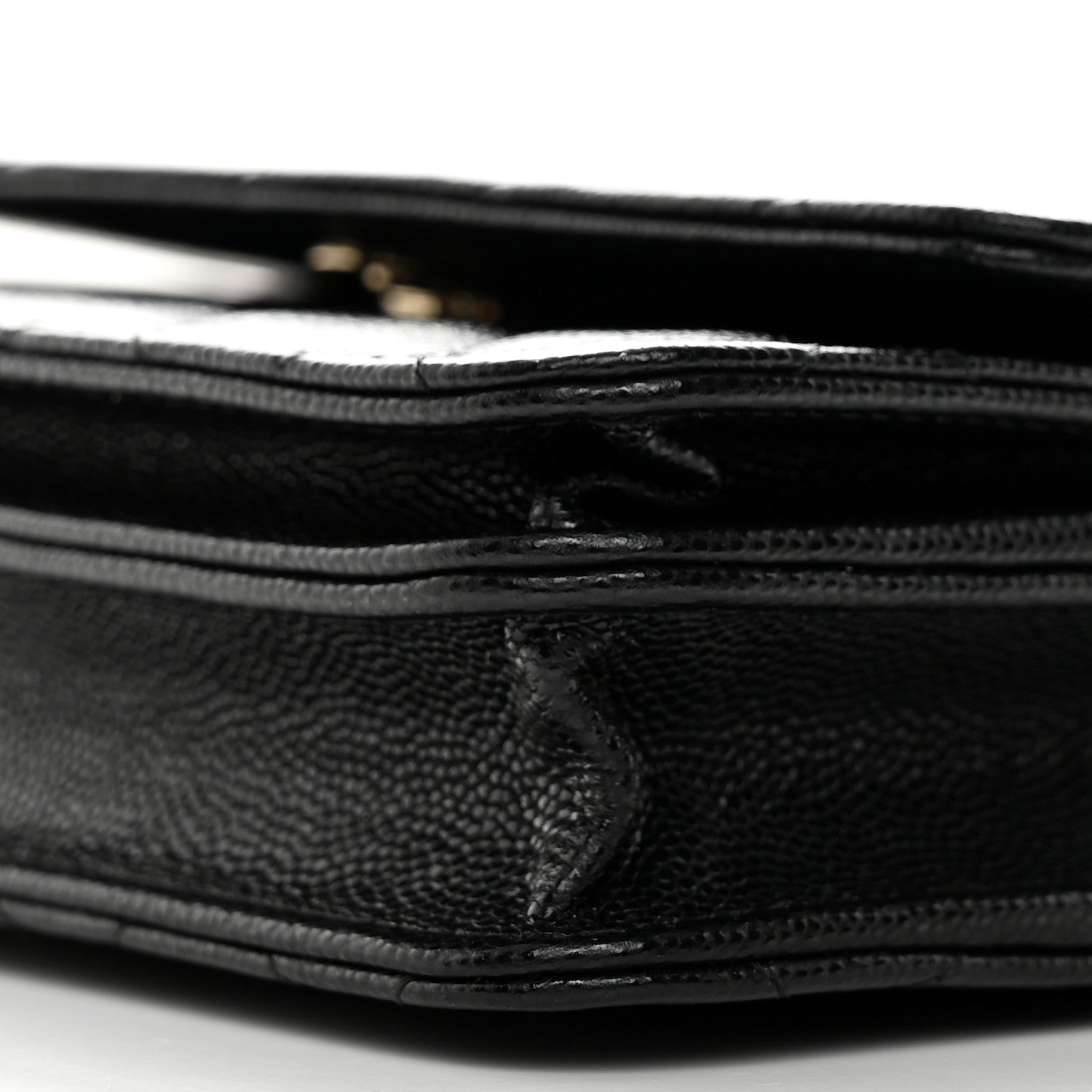 Chanel Caviar Quilted Square Wallet On Chain WOC Black 12 of 12