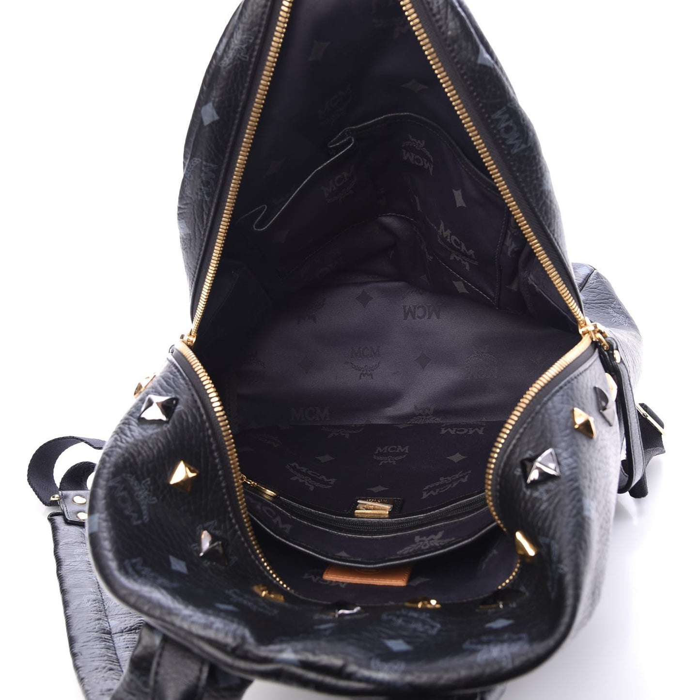 Visetos Studded Medium Stark M Backpack Black