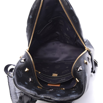 MCM Visetos Studded Medium Stark M Backpack Black 6 of 11
