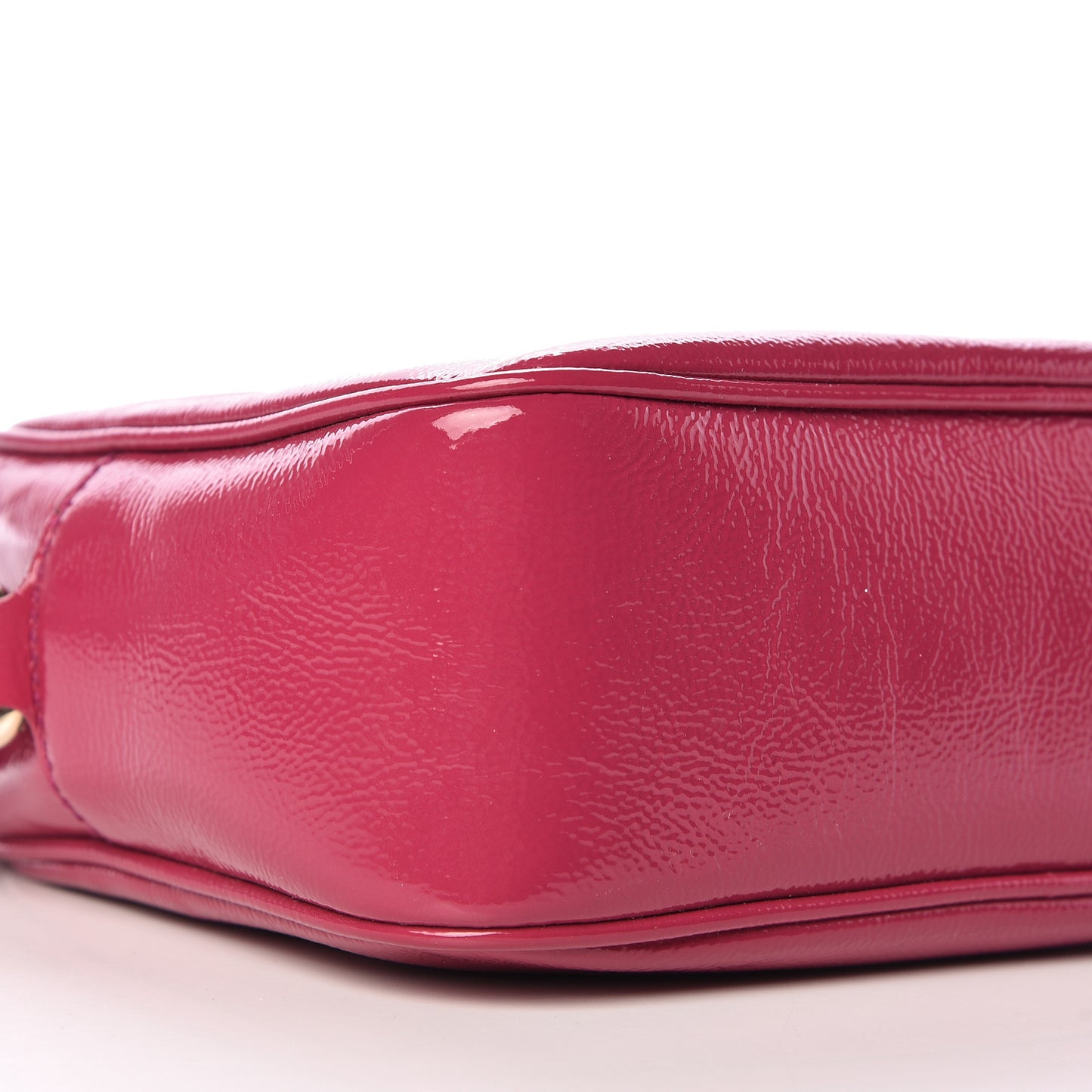 Soft Patent Small Soho Disco Bag Bright Bougainvillea