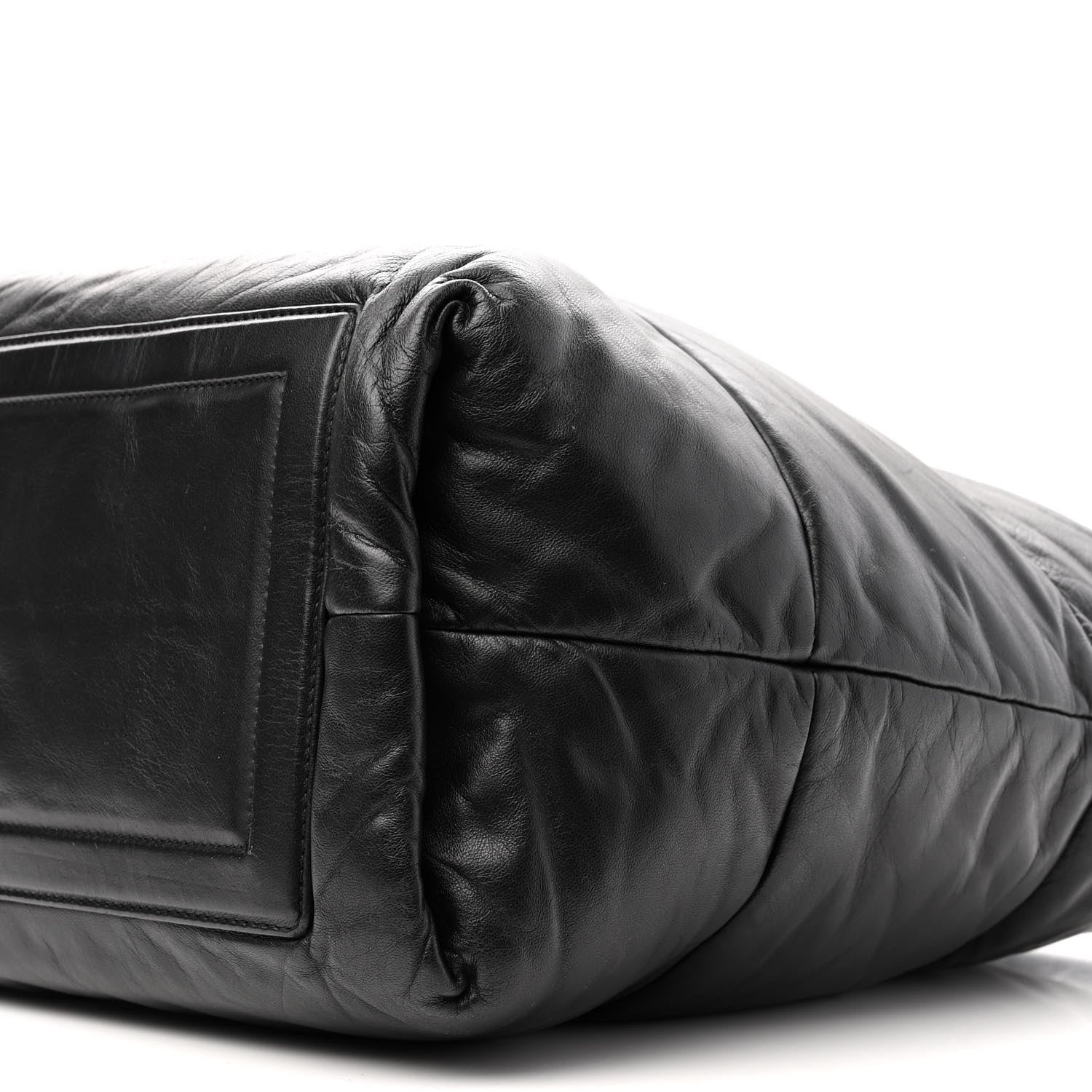 Chanel Lambskin Quilted Medium Coco Cocoon Reversible Tote Black 10 of 11