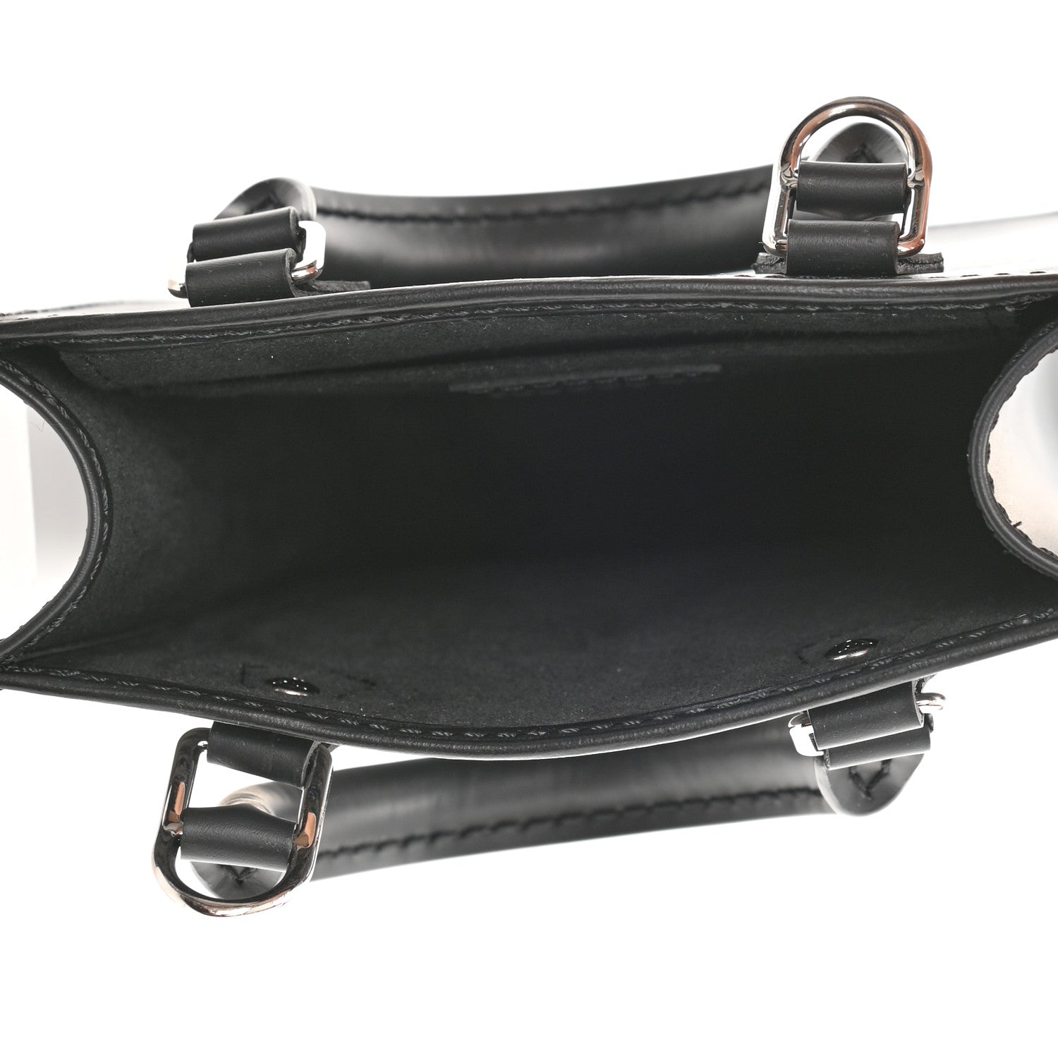 Louis Vuitton Epi Petit Sac Plat Black 5 of 7