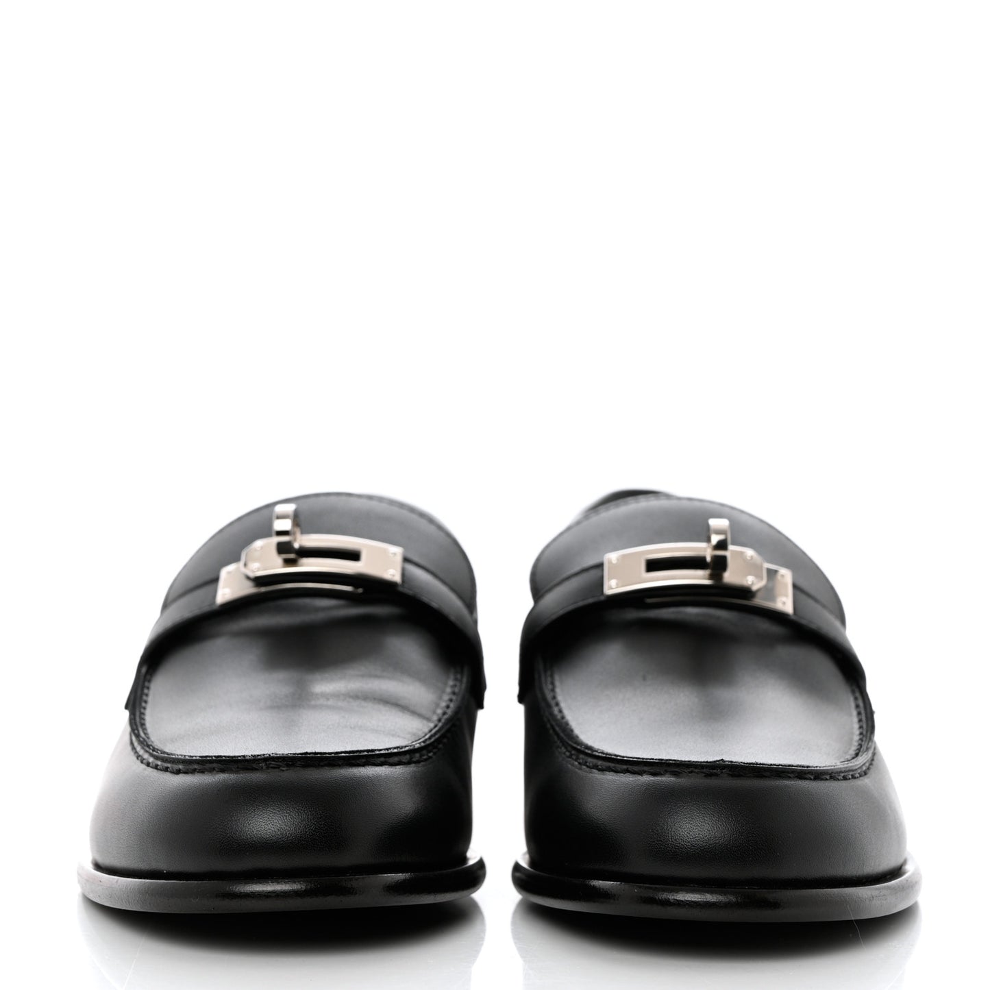 Calfskin Womens Destin Loafer 38 Black