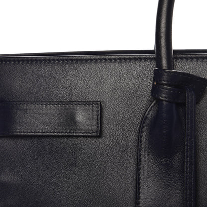 Saint Laurent Calfskin Large Sac De Jour Carryall Navy Blue 12 of 14