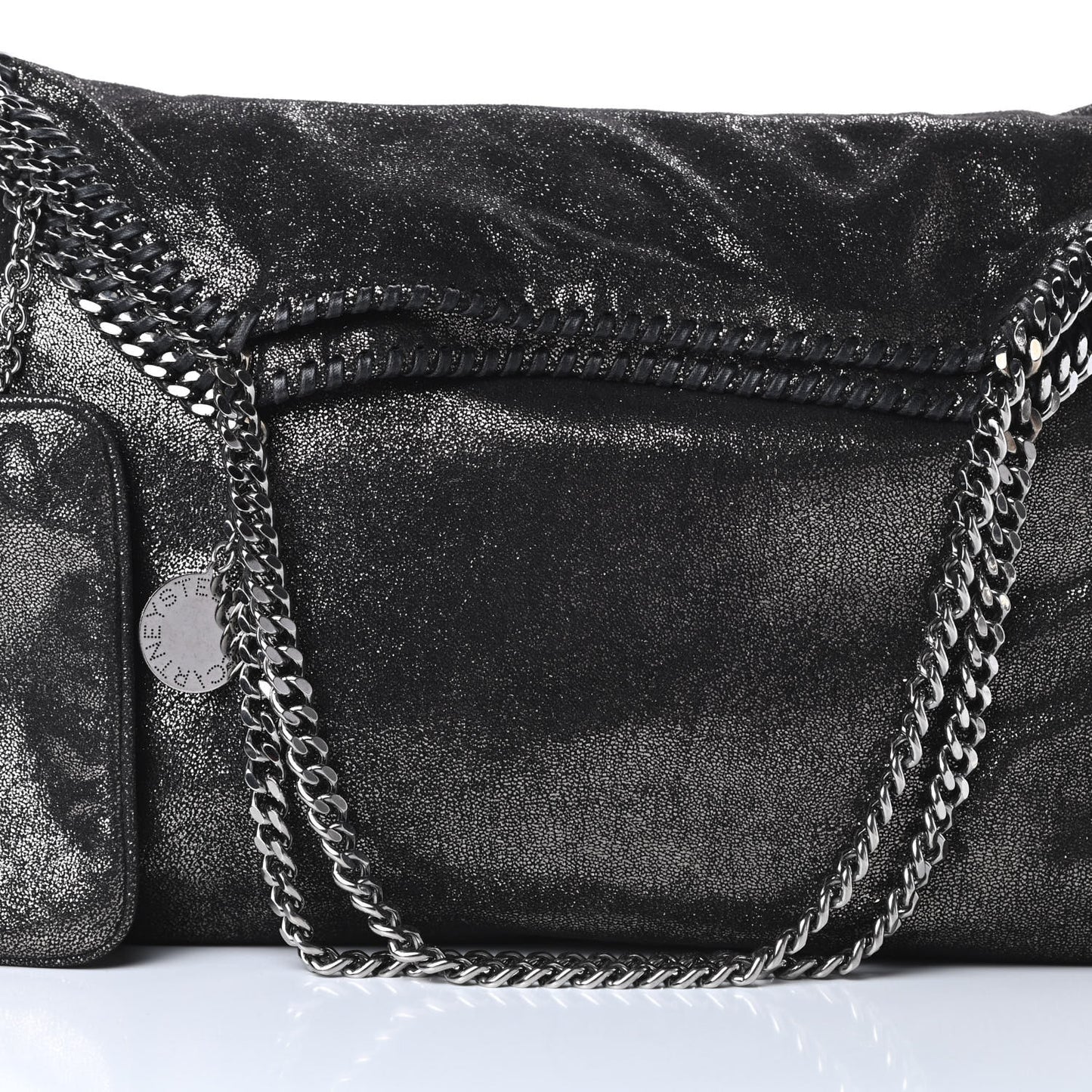 Shaggy Deer Big Falabella Tote Ruthenium