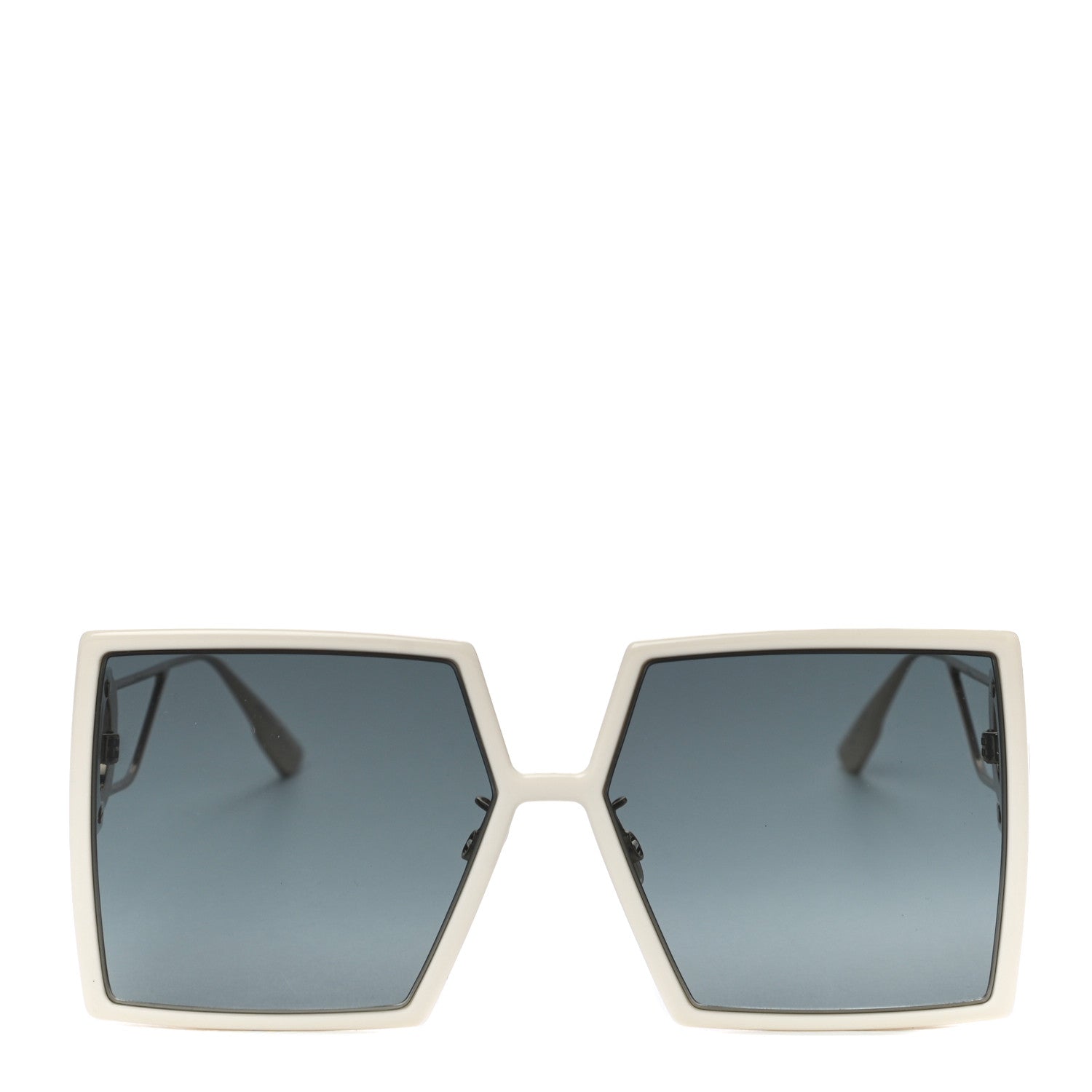 Christian Dior Acetate Square 30 Montaigne Sunglasses White 4 of 7