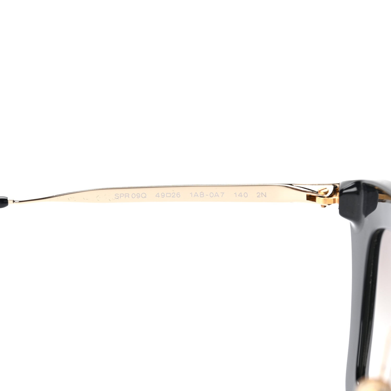Prada Acetate Cinema Sunglasses SPR 09Q Black 6 of 6
