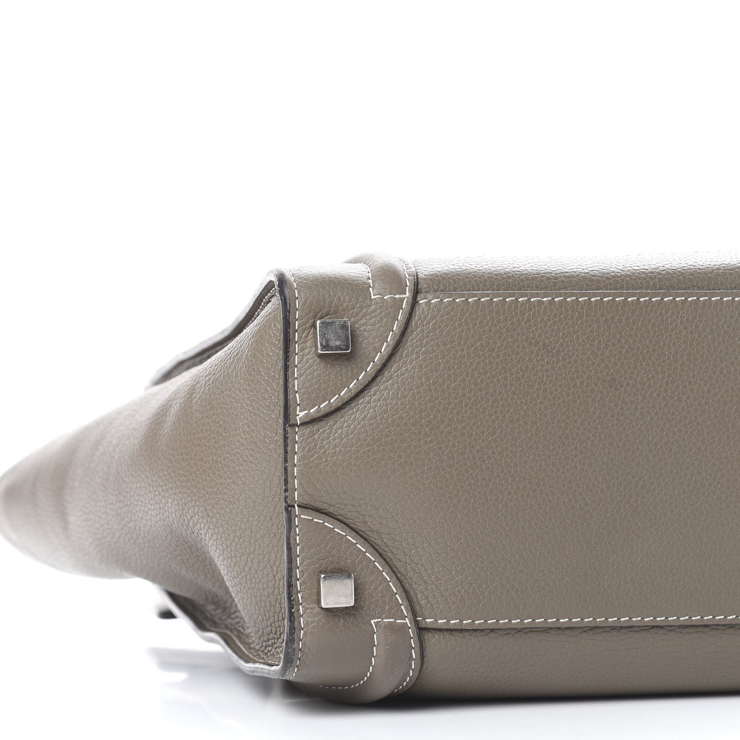 Drummed Calfskin Micro Luggage Souris