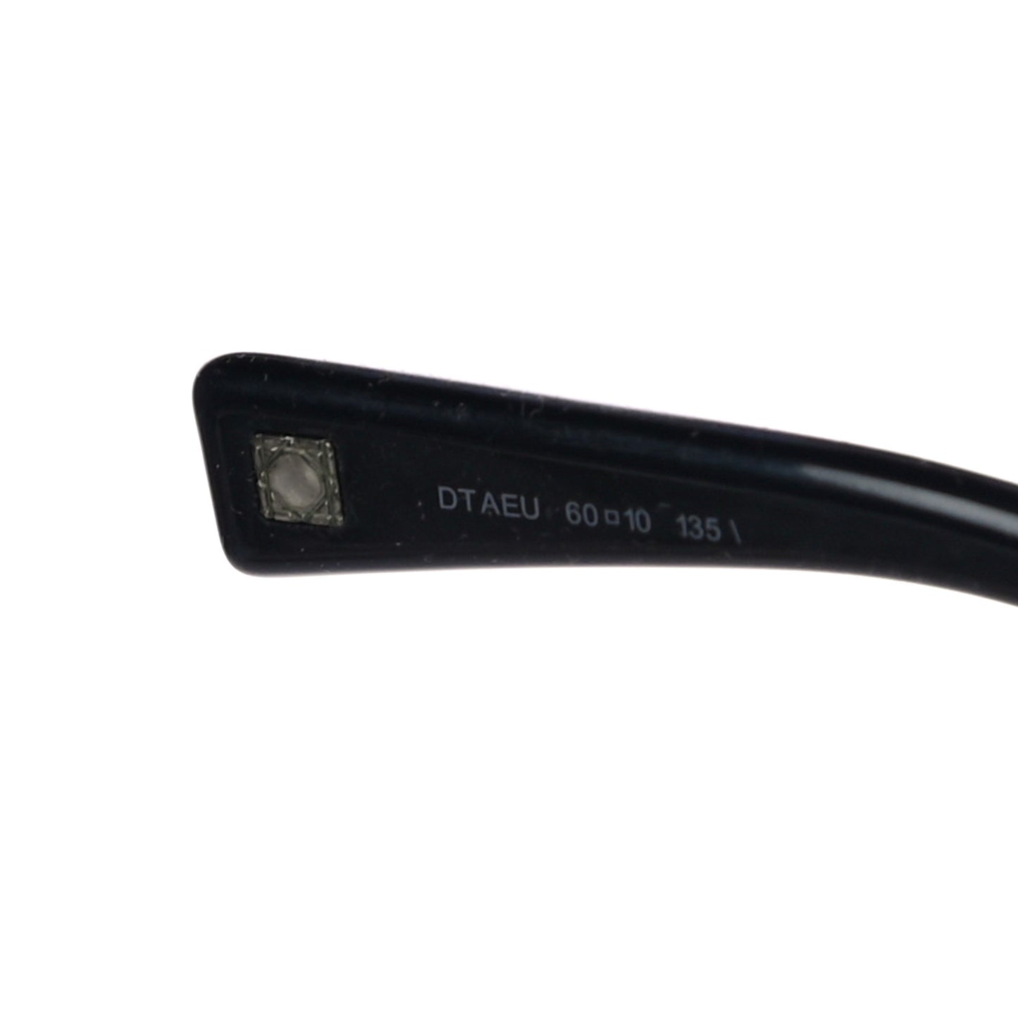 Acetate DiorCroisette1 Striped Sunglasses Black White Grey