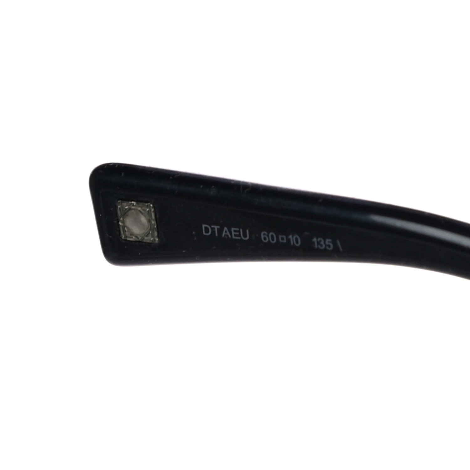 Christian Dior Acetate DiorCroisette1 Striped Sunglasses Black White Grey 8 of 9