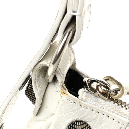 Balenciaga Agneau Arena Le Cagole Shoulder Bag XS Optic White 12 of 12