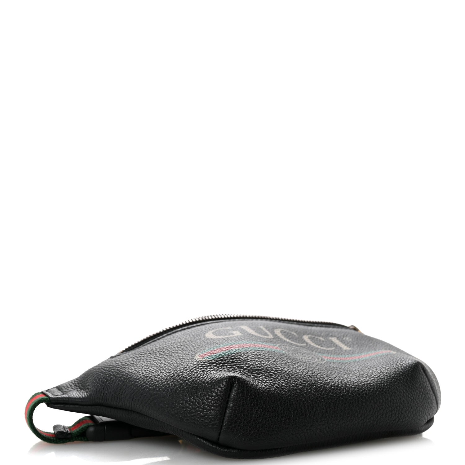 Gucci Grained Calfskin Small Logo Belt Bag Black 3 of 11