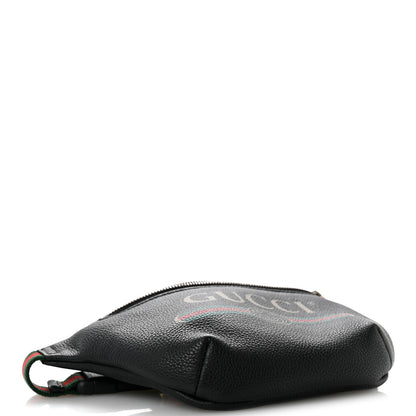 Gucci Grained Calfskin Small Logo Belt Bag Black 3 of 11