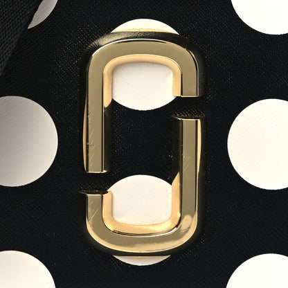 Marc Jacobs Saffiano The Dot Snapshot Camera Bag Black White 9 of 11