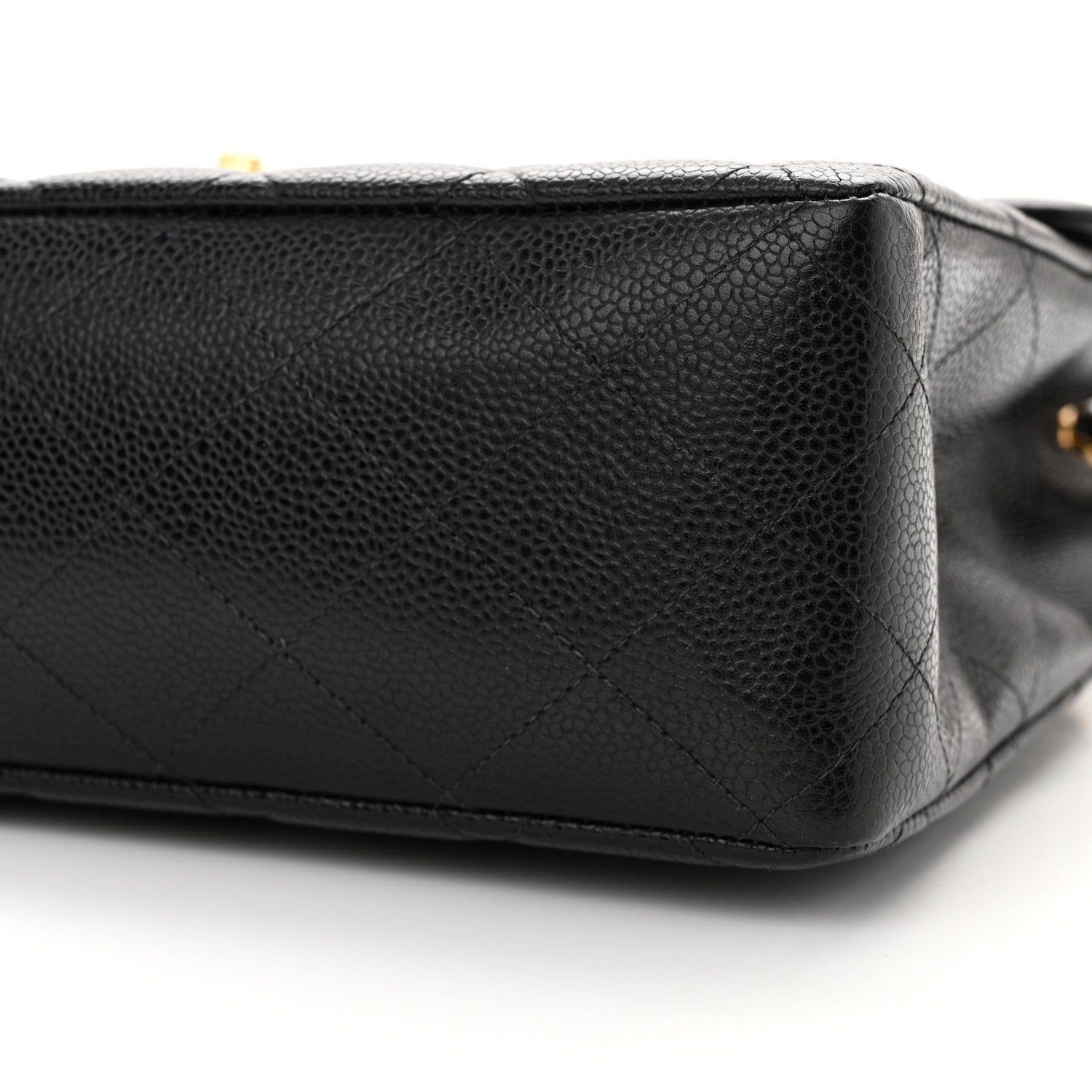 Chanel Caviar Jumbo Single Flap Black 10 of 12