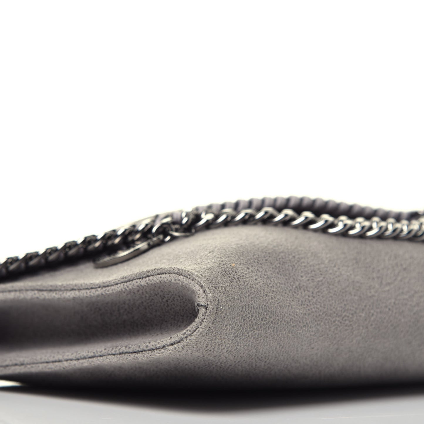 Shaggy Deer Mini Falabella Crossbody Bag Grey