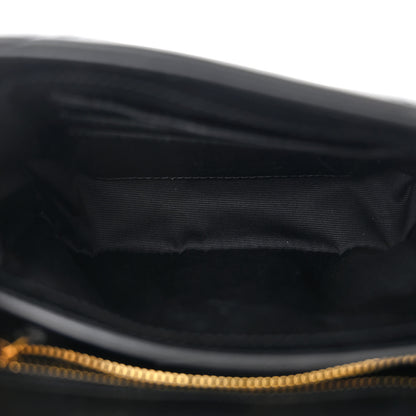 Saint Laurent Calfskin Y Quilted Monogram Toy Loulou Crossbody Bag Black 5 of 11